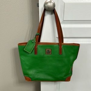 Dooney and Bourke Green Leather Bag